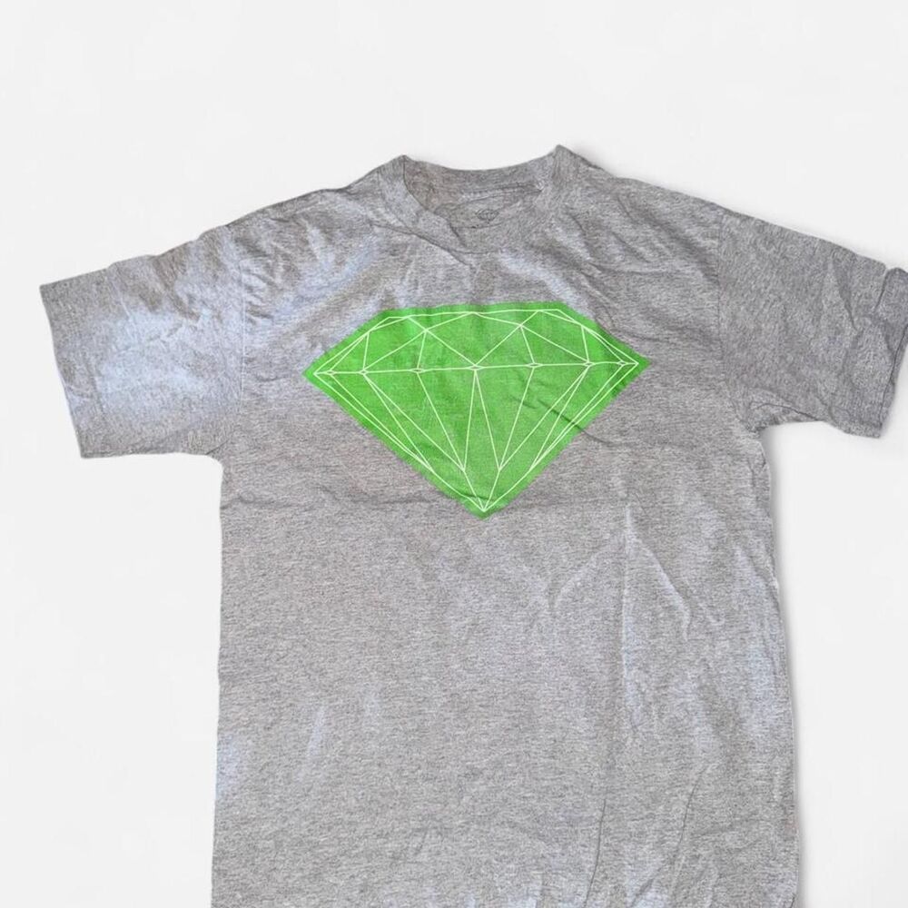 Diamond-supply-co Men's Grey T-shirt